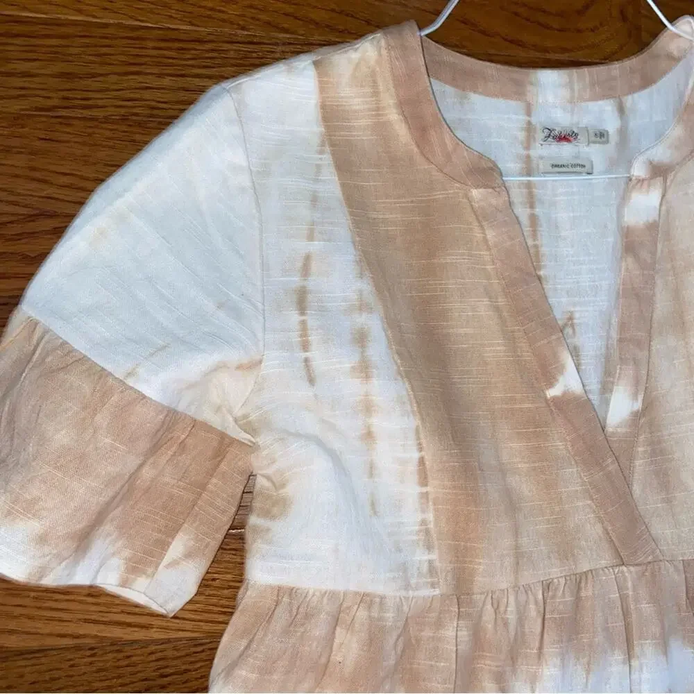 FAHERTY BRAND $278 Vida Dress Maple Sugar Womens Small EUC